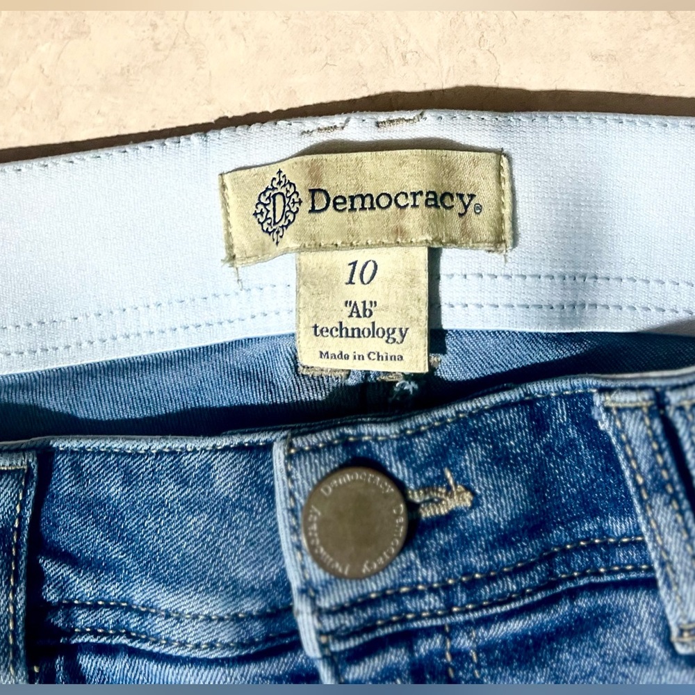 Democracy Blue Straight Leg Jeans